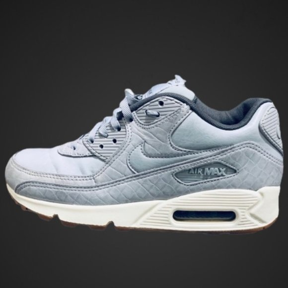 (SOLD-eb) Nike Air Max 90 • Premium Wolf Grey - Picture 9 of 9